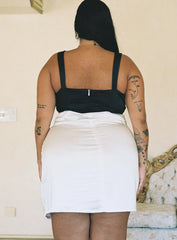 Miah Mini Dress Bianco / Nero Curve