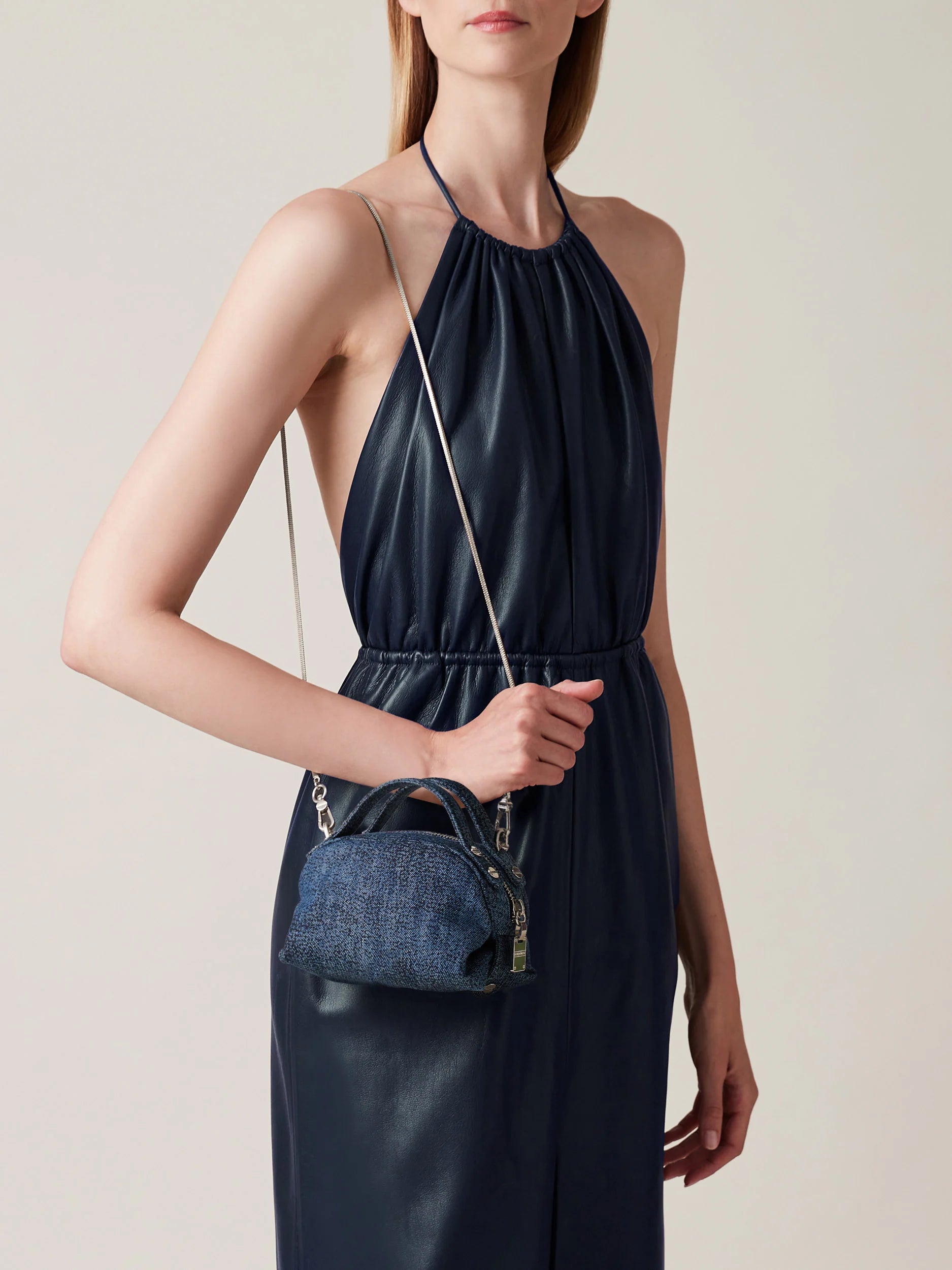 BORSA BOSTON MINI DENIM LEGACY