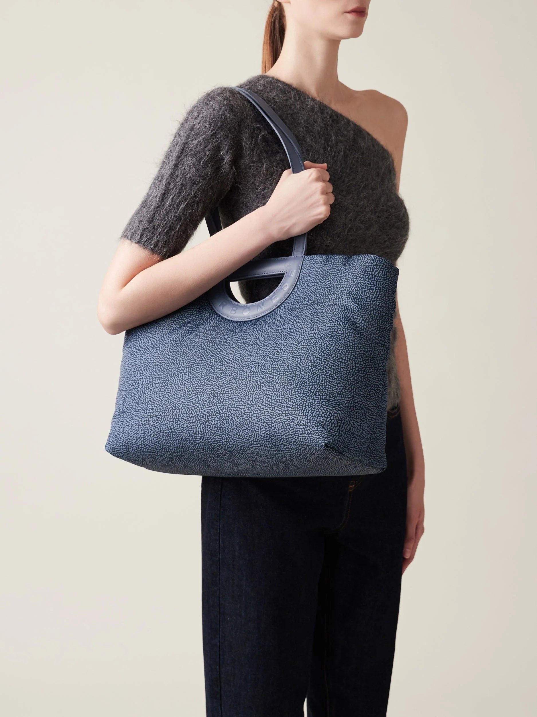 BORSA SHOPPER BOUCHE GRANDE
