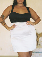 Miah Mini Dress Bianco / Nero Curve